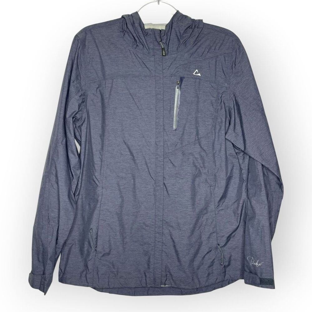 Paradox Rain Jacket Hooded Waterproof Shell Charcoal Gray 843881 Mens Size Large